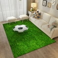 thumbnail image 1 of 3D Football Printing Floor Mat Carpets for Living Room Soccer Field Area Rug Kids Bedroom Bathroom Mats Antislip Home Mat Rugs, 1 of 5