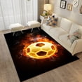 thumbnail image 1 of 3D Football Printing Floor Mat Carpets for Living Room Soccer Field Area Rug Kids Bedroom Bathroom Mats Antislip Home Mat Rugs, 1 of 5