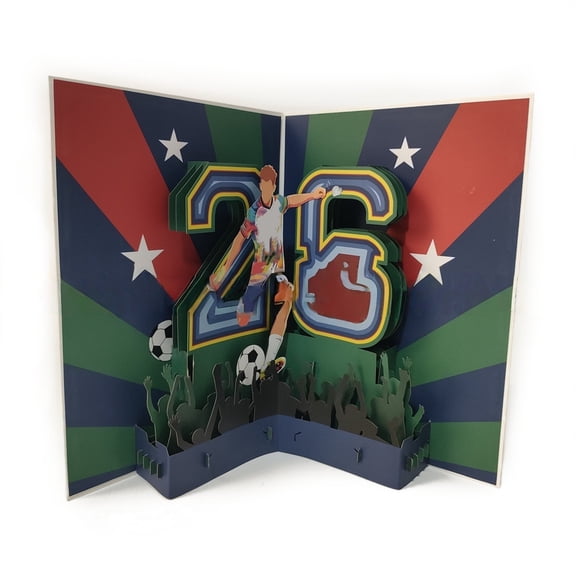 3D Football Themed Greeting Cards For Father's Day Especially For Dads Fathers In Law Football Fans And Sons. Thank You Cards Small Reusable Note Cards Valentines Day Birthday Assortment with