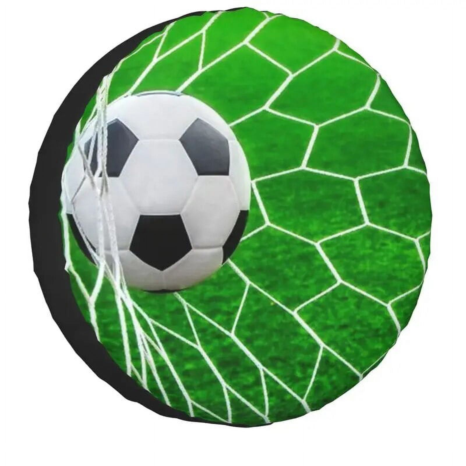 3D Football Trophy Logo Tire Cover 4WD 4x4 Trailer Soccer Ball Lover