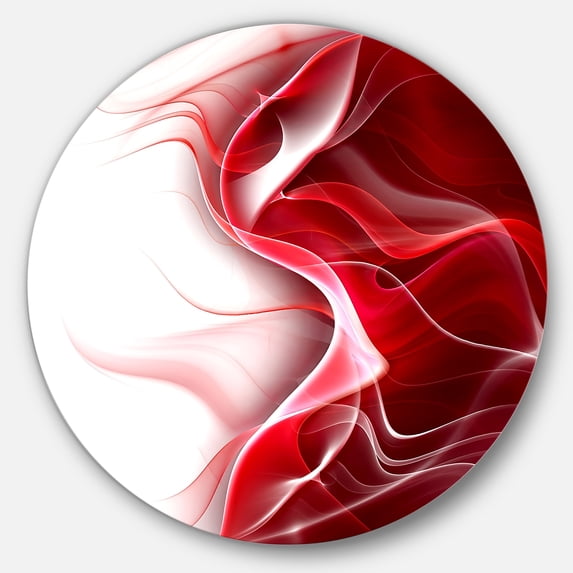 3D Fractal Abstract Design 23.00" x 23.00" Painting Art Prints, by Designart