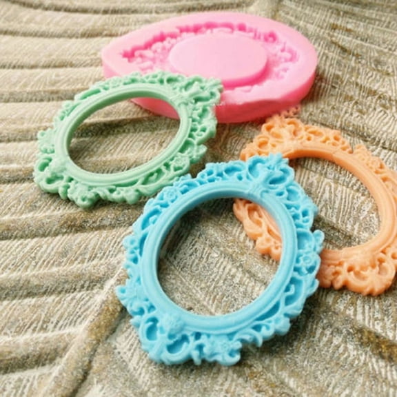 3D Frame Silicone Fondant Mold Cake Decorating Chocolate Baking Mould Tools H WL