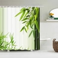 thumbnail image 1 of 3D Fresh Green Plants leaf Print Nordic Style Shower Curtain Set Hook Natural Flower leaves Home Decoration Bathroom Curtains, 1 of 5