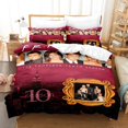 3D Friends TV Movie Duvet Cover Set Full King Size Comforter Cover