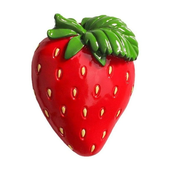 3D Fruit Fridge Magnets, 2.36 x 1.57 in, Strong Magnetic Hold for Secure Display, Adorn Kitchen or Office Metal Surfaces