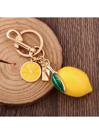 Leanoria Vegan Leather Keychain Charm - Cute Bag Pendant Accessory For Women