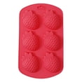 thumbnail image 1 of 3D Fruit Silicone Jelly Molds - Mini Pineapple Strawberry for Cupcake Decorating and Chocolate Craft., 1 of 7