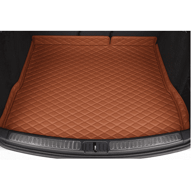 ZYCHUANGYING 3D Trunk Floor Mat Custom Fit Compatible with Lexus RX300 RX330 RX350 RX400H RX450H 2009-2015 Rear Trunk Liner Dog Cover Mat-Brown