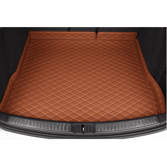 ZYCHUANGYING 3D Trunk Floor Mat Custom Fit Compatible with Lexus RX300 RX330 RX350 RX400H RX450H 2009-2015 Rear Trunk Liner Dog Cover Mat-Brown