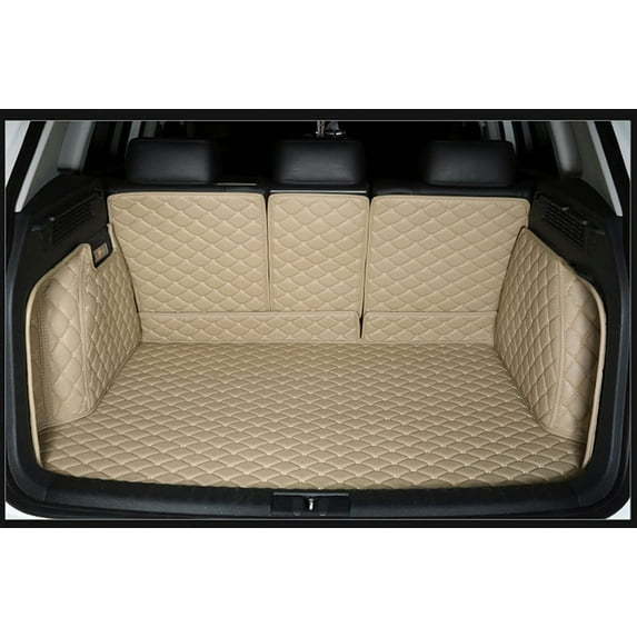 3D Full Coverage Car Trunk Mat Compatible with Lexus UX UX200 UX250H (Beige)