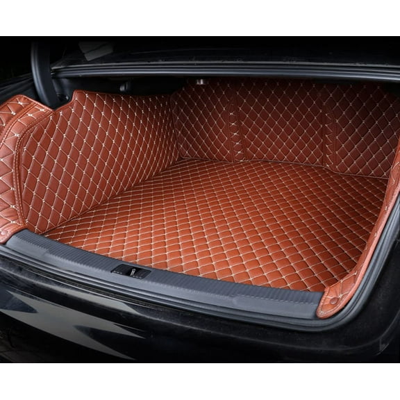 3D Full Coverage Car Trunk Mat for Lexus RX300 RX330 RX350 RX400H RX450H 2016-2019-Newest Cargo Mats Perfect Fit(Brown)
