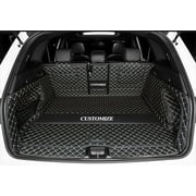 3D Full Coverage Car Trunk Mat Compatible with Lincoln MKC 2017-2019-Current Trunk Liner All-weather Black