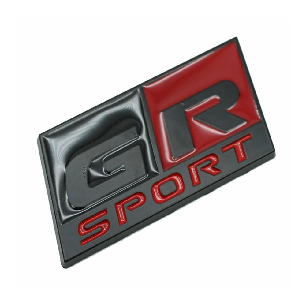 3D GR Sport Logo Car Decal Front Hood Grille Emblem Badge Sticker For ...