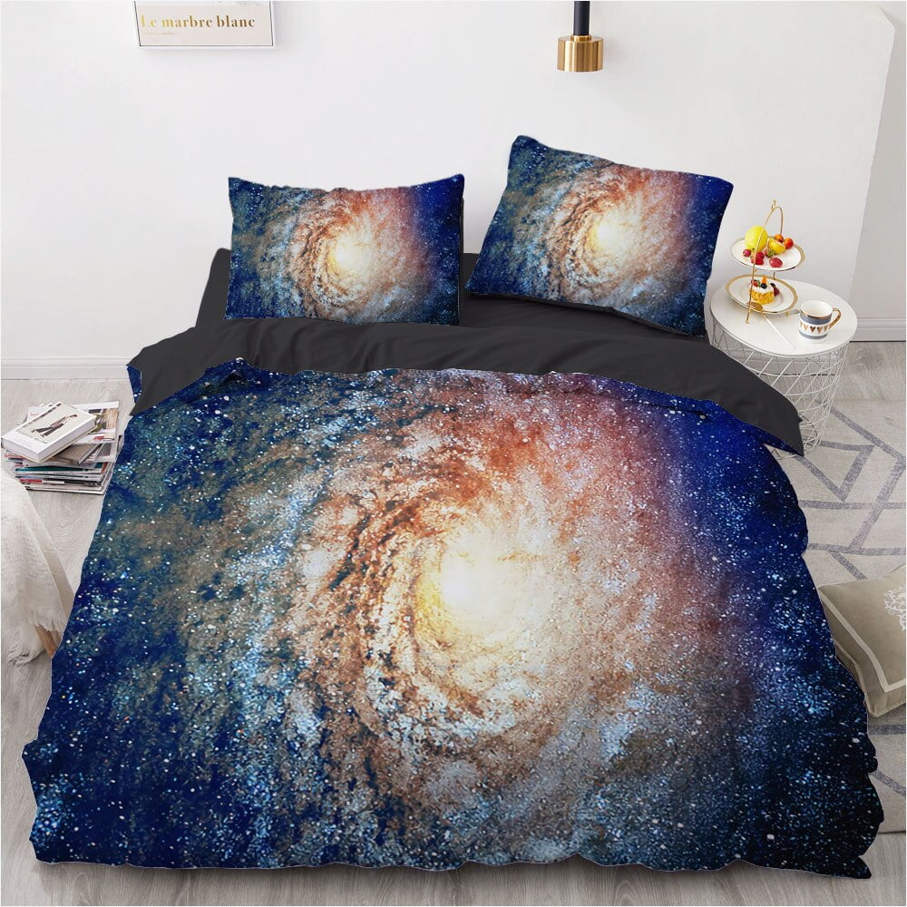 3D Galaxy Duvet Cover Starry Sky Universe Quilt Cover Outer Space ...