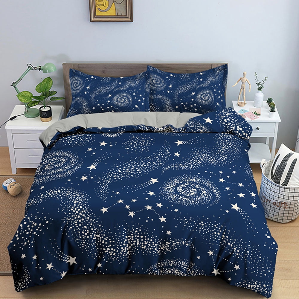 3D Galaxy Duvet Cover Starry Sky Universe Quilt Cover Outer Space ...