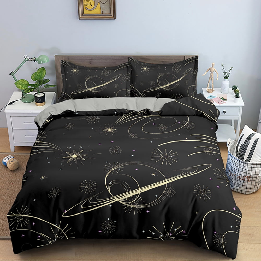 3D Galaxy Duvet Cover Starry Sky Universe Quilt Cover Outer Space ...