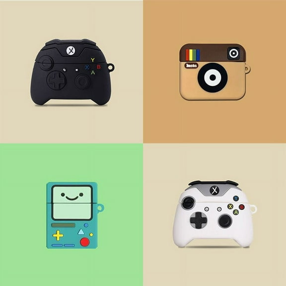 3D Game Console Silicone Earphone Case Cover For Airpods 1/2/3 Cartoon Camera Earphone Charging Box Case For Airpods Pro 3