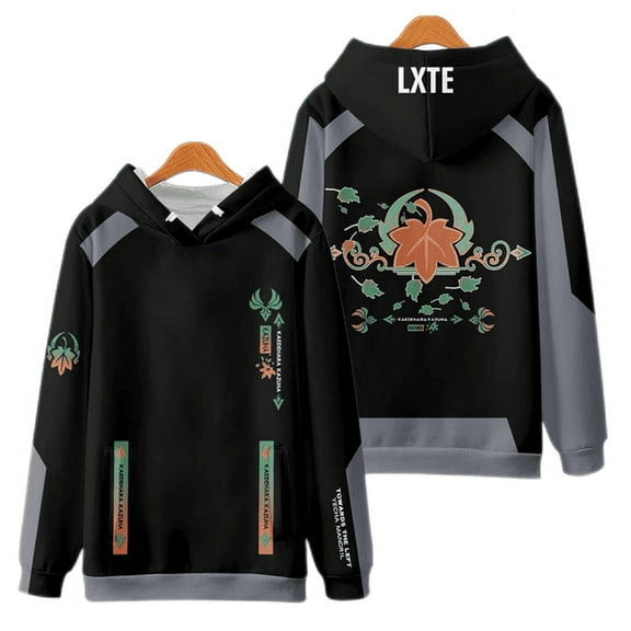 3D Genshin Impact Kaedehara Kazuha Zipper Sweatshirt Hoodie Autumn Winter Children's Adult Hoodies Pullovers Sweatshirts