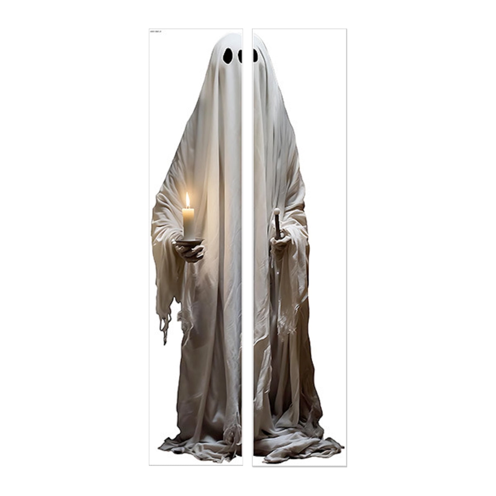 3D Ghost Wall Sticker For Living Room Foyer 114X25Cm 2Pcs Self-Adhesive ...