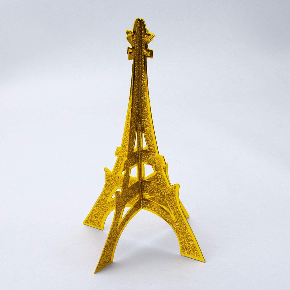 3D Glitter Eiffel Tower Stand Sculpture For s French Themed Decoration