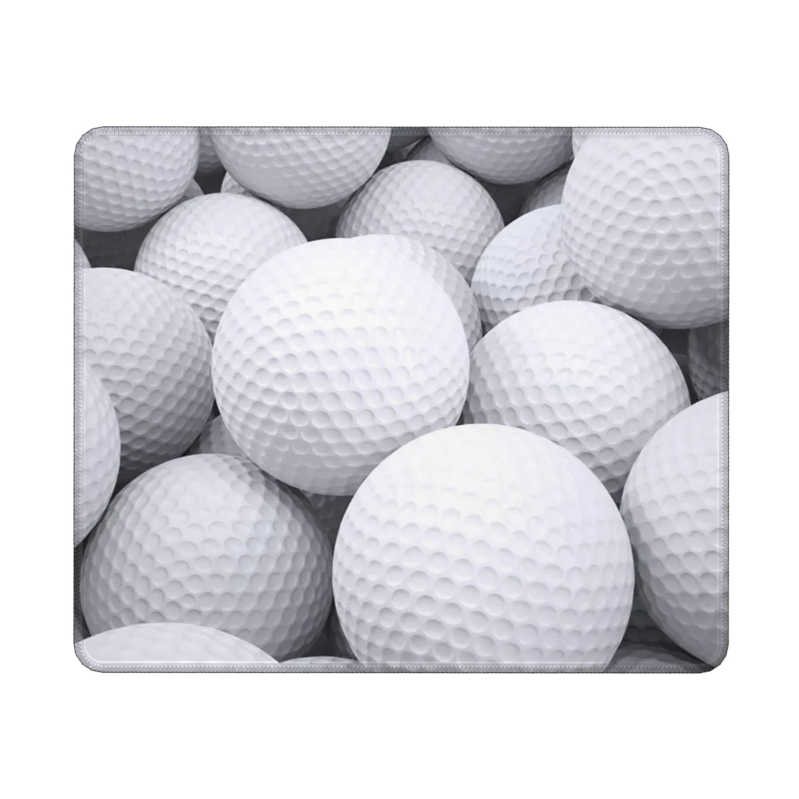 3D Golf Balls Pattern, NonSlip Rubber Base Mouse Pad,Waterproof Mouse