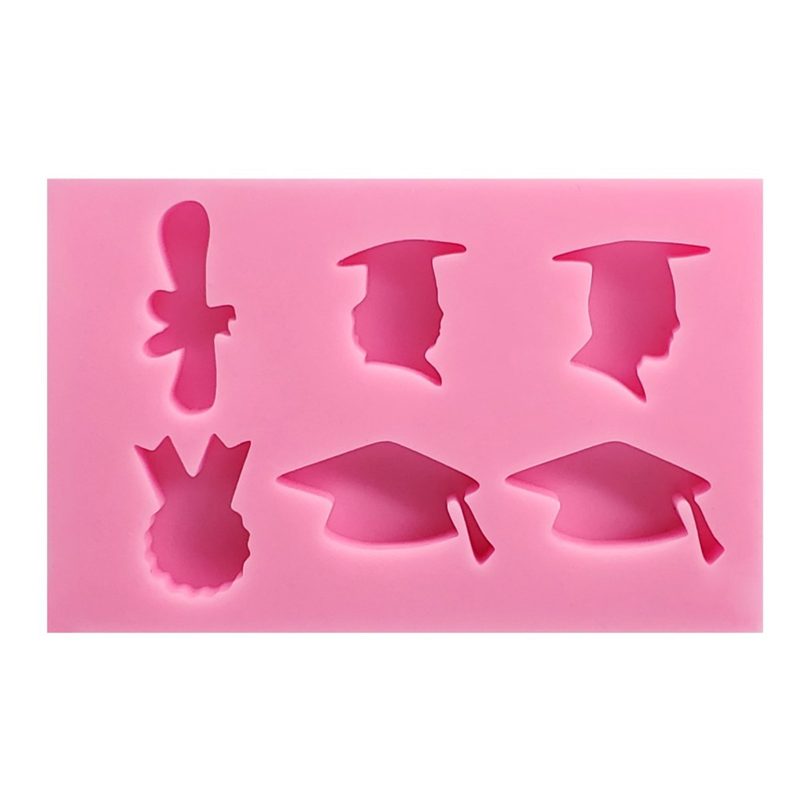 3D Graduation Cap Silicone Flexible Grade Mould Clay Resin Ceramics ...