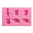 3D Graduation Cap Silicone Flexible Grade Mould Clay Resin Ceramics ...