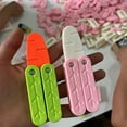 3D Gravity Butterfly Radish Knife Mini Bounce Model Toy