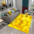 thumbnail image 1 of 3D Green Yellow Ginkgo Leaf Carpet for Bedroom Living Room Entrance ration Floor Mat Doormat Kitchen Bathroom Non-slip Rugs, 1 of 6