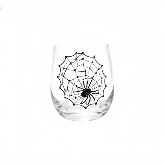 3D Halloween Artisan Glassware Collection, Halloween Glass Cups, Halloween Premium Handleless Glass, Gothic Party Decor & Fall Gift