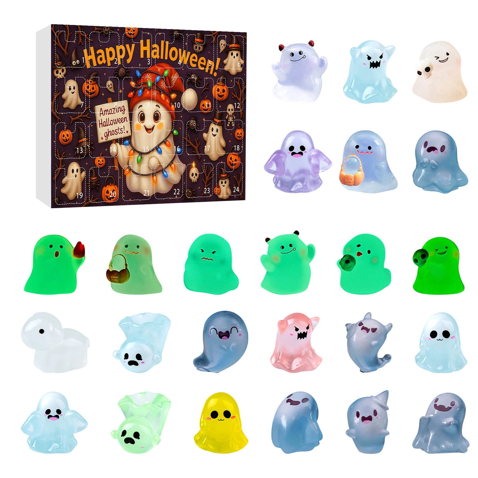 3x5 Foot Happy Halloween Ghost Bunting Flag - Outdoor/Indoor Party & Wall Decoration