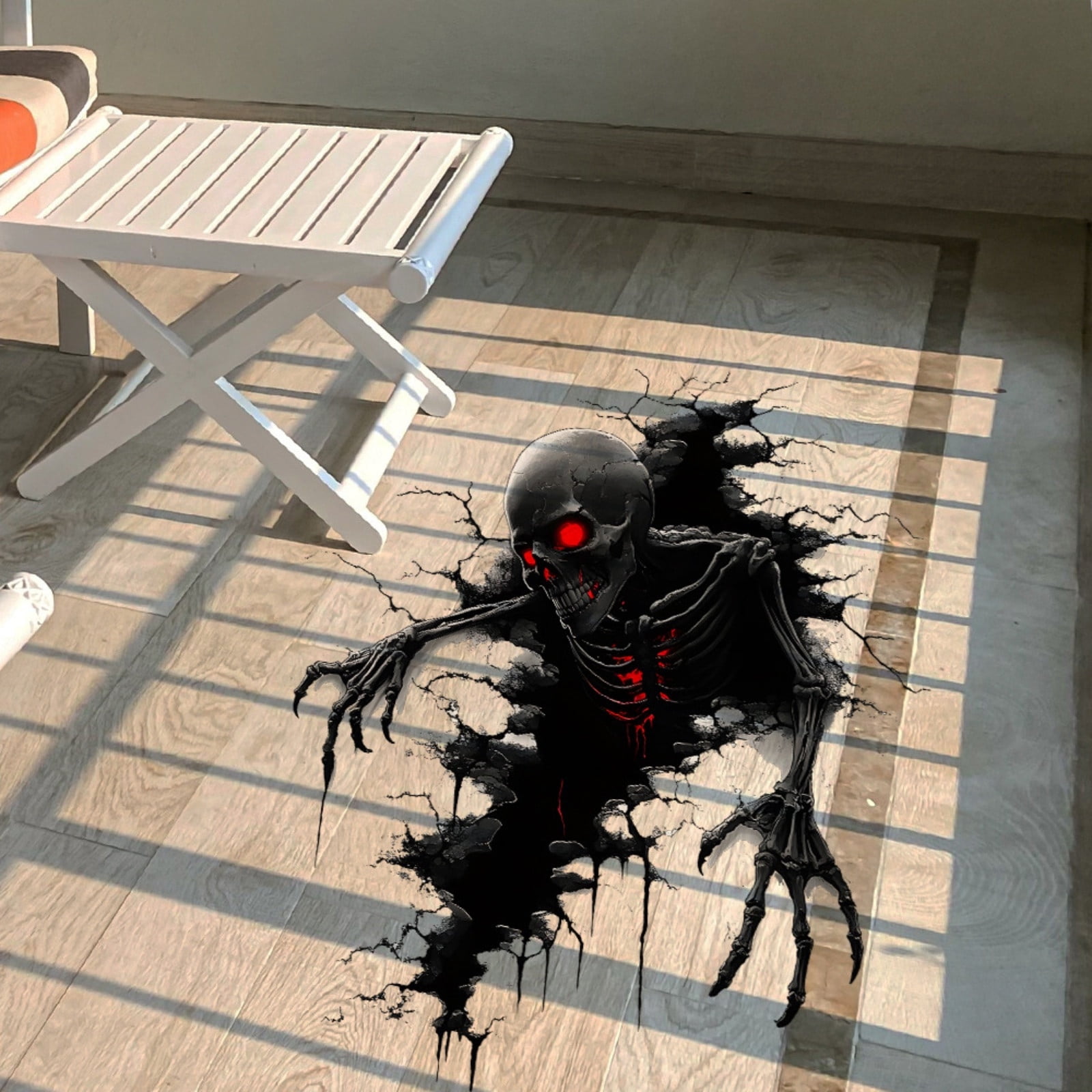 3D Halloween Floor Ceiling Stickers,Creative Realistic Horror Ghost ...