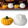 thumbnail image 1 of 3D Halloween Pumpkin Silicone Mold,Pumpkin Resin Silicone Mold,DIY Halloween Mold,Candle Mold for Candle Making,Moulds for Aromatherapy,Soap (2.16*1.45 in), 1 of 9
