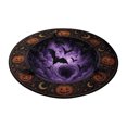 thumbnail image 1 of 3D Halloween Rug, Candy Corn Abyss Quilted Round Mat, Halloween Quilted Round Rug 3D Illusion, Soft & Durable Fabric Non-Slip Modern Home Decor (40cm/15.75in,60cm/23.62in,80cm/31.5in, Style ), 1 of 6
