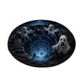 thumbnail image 1 of 3D Halloween Rug, Candy Corn Abyss Quilted Round Mat, Halloween Quilted Round Rug 3D Illusion, Soft & Durable Fabric Non- Modern Home Decor (40cm/15.75in,60cm/23.62in,80cm/31.5in, Style ), 1 of 6