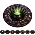 thumbnail image 1 of 3D Halloween Rug, Novelty Ghost Skeleton 3D Optical Illusion Rugs | Quilted Round Mat with Spooky Depth Design Soft & Durable Fabric Non-, 1 of 5