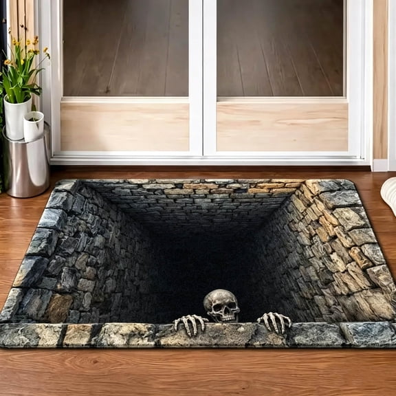 3D Halloween Rugs, 3D Rugs Optical Illusion Halloween