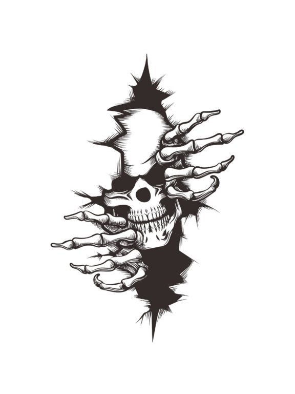 3D Halloween Wall Decals, Ghost Hand Halloween Wall Stickers Halloween Floor Decals Removable, Scary Wall Decals Sticker Decorations for Bedroom, Halloween Wall Window Stickers Clings for Glass Window