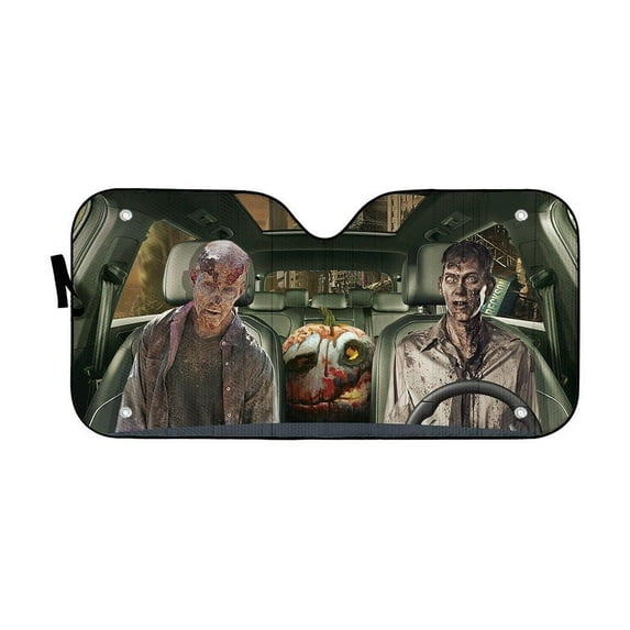 3D Halloween Zombie Windshield Sunshade Universal Fit Cars Suv Truck