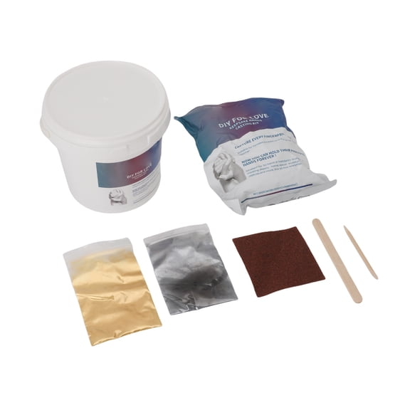 3D Hand Casting Kit for Couples and Families Complete Keepsake Mold Making Powder Set (14.0x14.0x14.0 inches)