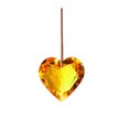 thumbnail image 1 of 3D Hanging Heart Suner Prism Crafts Sunlight Reflection Multi-angle Cutting Process Home Decoration Pendant, 1 of 7