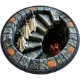 thumbnail image 1 of 3D Haunted Staircase Round Rug, Halloween Optical Illusion Area Rug with Spooky Ghost Design, Non-Slip Floor Mat for Living Room Bedroom Entryway Party Decor, 1 of 5