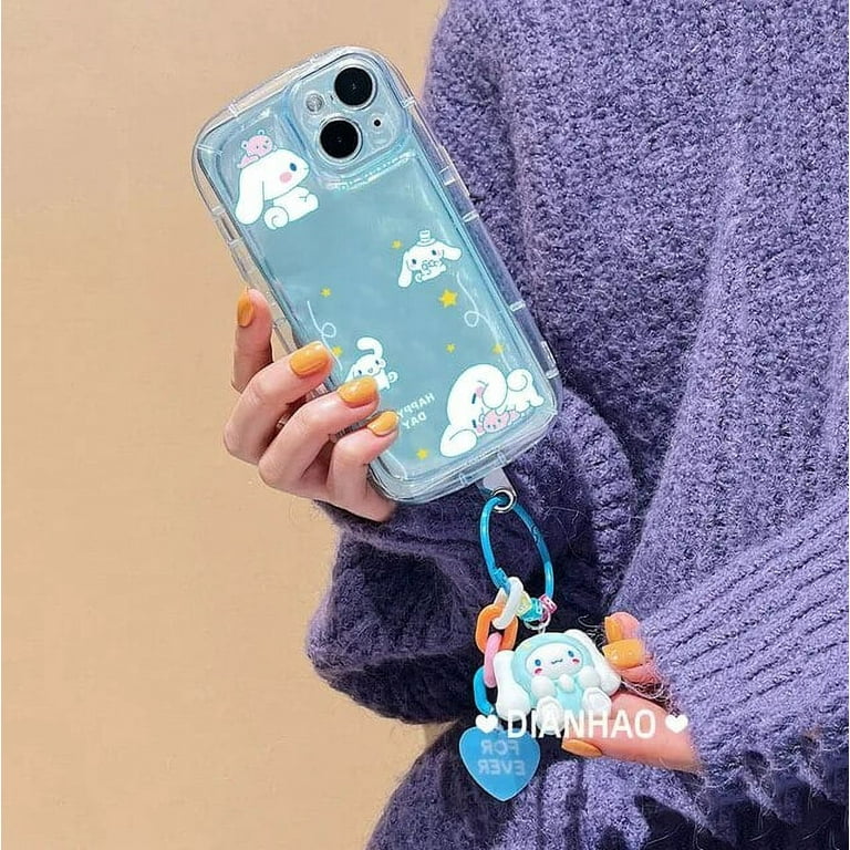 3D Hello Kitty Kuromi Cinnamoroll Dog Case For iPhone 14 13 15 Pro