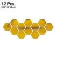 3D Hexagon Mirror Wall Sticker DIY Home Background Decoration