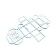 3D Hollow Concave Rectangle Cookies Box Metal Cutting Dies Stencil DIY