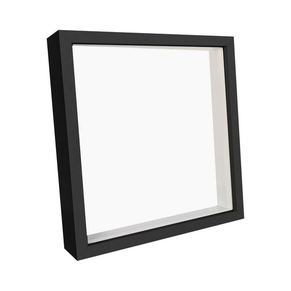 3D Hollow Piggy Bank Photo Frame - Black, With Deep Display Space For Cash Storage, Decorative Wall/Tabletop Display For Home, Office, Gifting