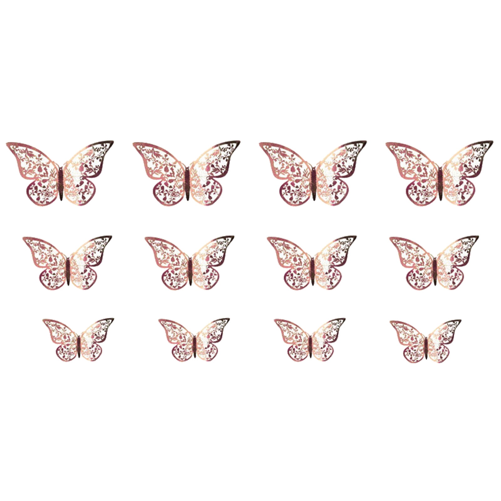 3D Hollowed Out Butterfly Wall Stickers Children's Room Decoration