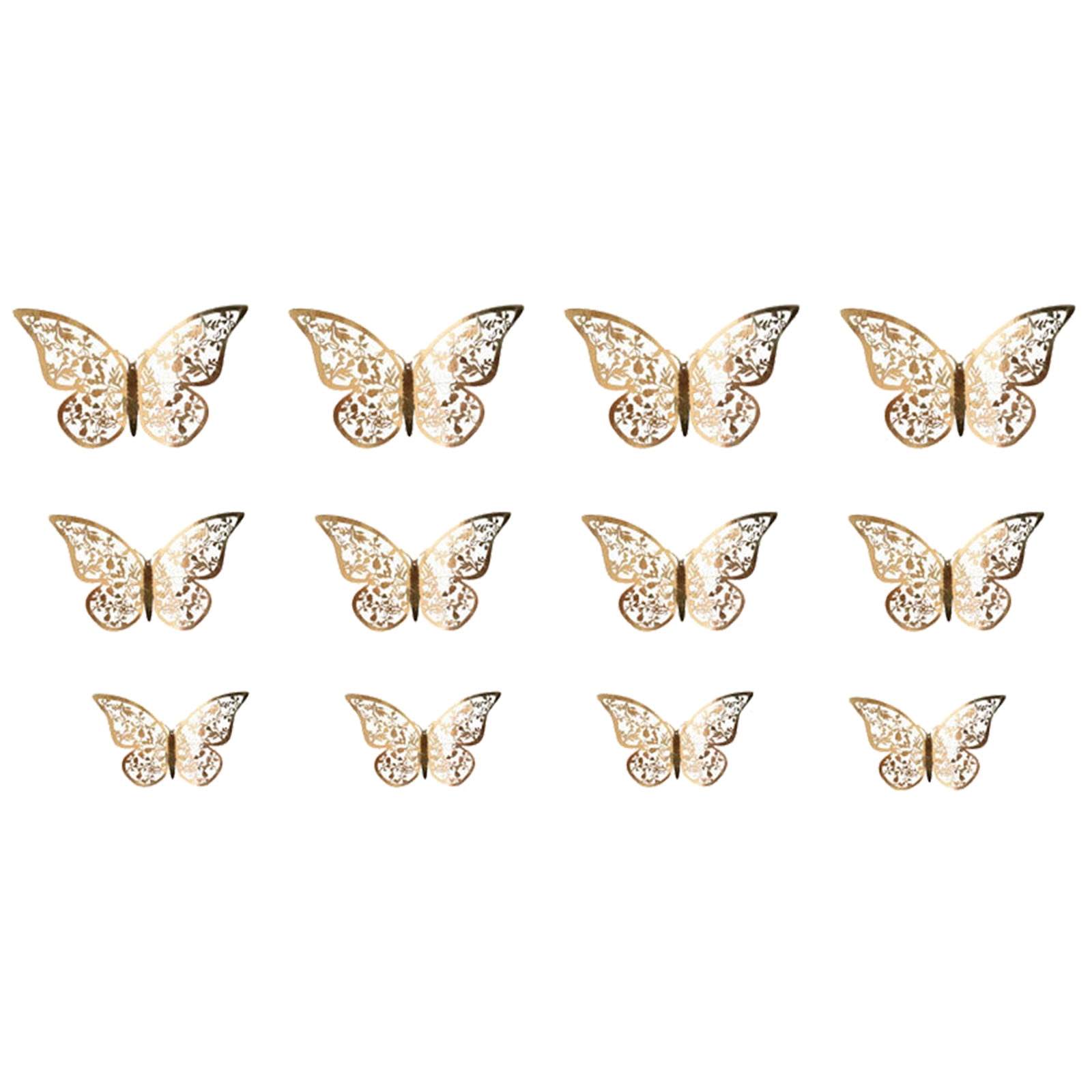 3D Hollowed Out Butterfly Wall Stickers Children's Room Decoration