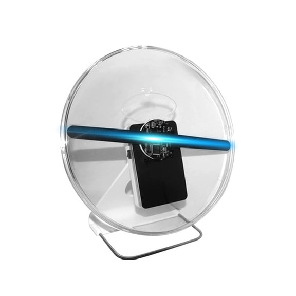 3D Hologram, Desktop Naked Eye 3D Advertising Machine Desktop Vertical Fan Screen Outdoor Display Small And Convenient Display Ideal Advertising Tool