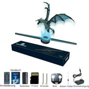 3D Hologram Fan,16.5 Inch 3D Hologram Projector Advertising Display with 1.2 Inches Thick, 700 Video Library and 224 LED for Business Store Signs,Bar,Casino,Party,halloween Missyou